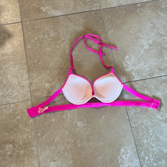 🍐 ⭐️ Bogo ⭐️ Victoria Secret sz 34 C bikini top pink color - Picture 5 of 9